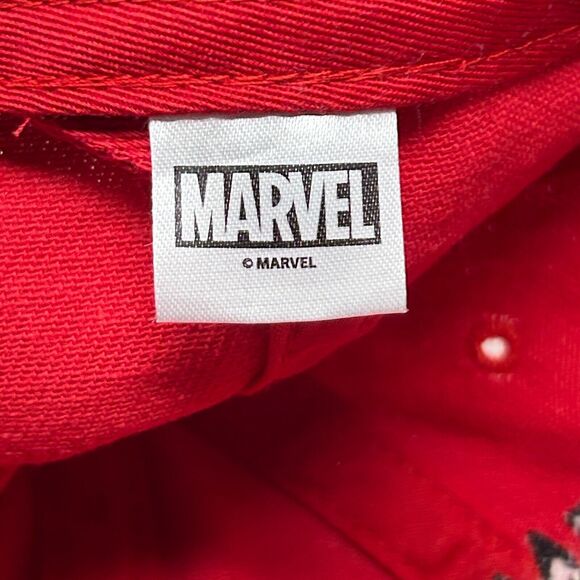 Deadpool Have A Nice Day Sorta Kinda Dad Hat Baseball Marvel Strapback Red - Picture 8 of 10